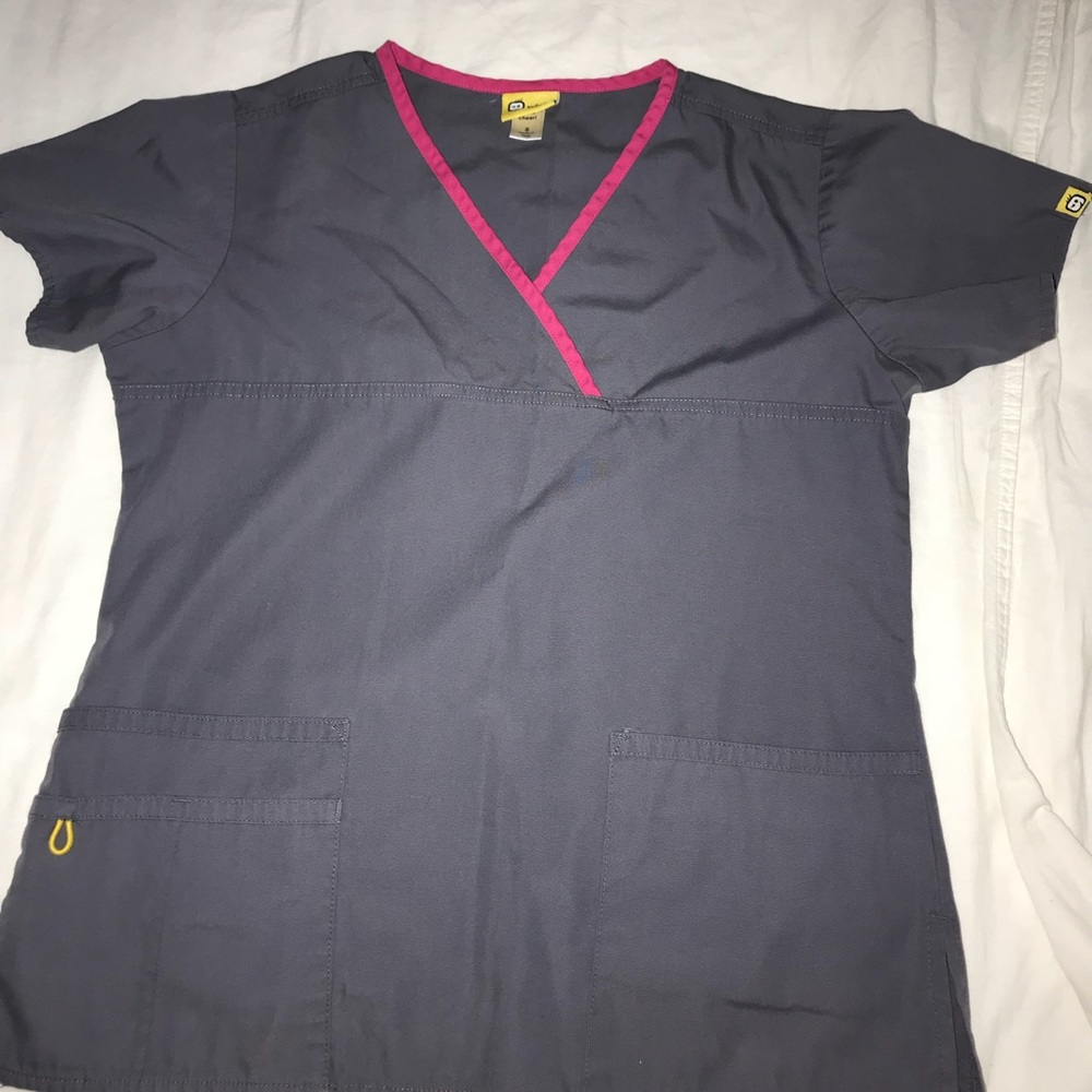 Wink Grey Scrub Set